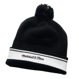 Mitchell & Ness Brooklyn Nets Striped Beanie