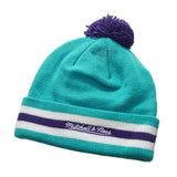 Mitchell & Ness Charlotte Hornets Striped Beanie