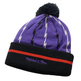 Mitchell & Ness Toronto Raptors Stripped Beanie