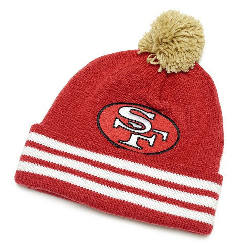 Mitchell & Ness San Fransico 49ers Stripe Beanie