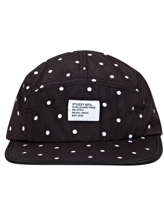 Stussy Polka Dot 5 Panel Camp Cap