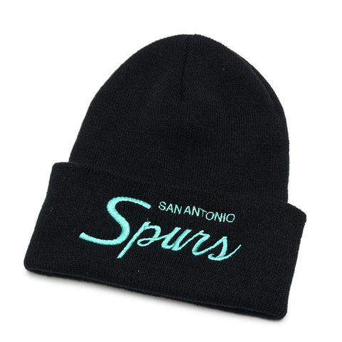 Mitchell & Ness NBA San Antonio Spurs Cuffed Script Beanie