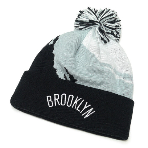 Mitchell & Ness NBA Brooklyn Nets Cuffed Knit Beanie