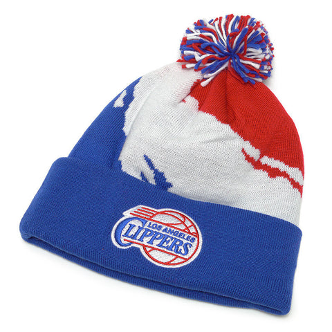 Mitchell & Ness NBA Los Angeles Clippers Cuffed Knit Beanie