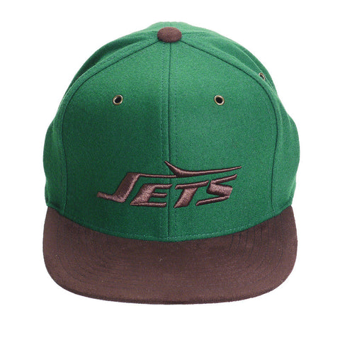 Mitchell & Ness NFL New York Jets Winter Suede Strapback