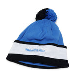 Vintage Magic Mitchell & Ness Block Pom Beanie Blue/Black