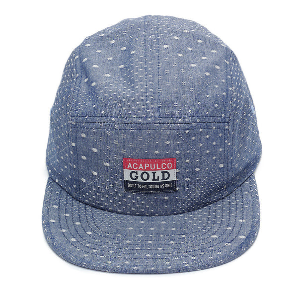 Acapulco Gold Quilted Chambray Camp Cap