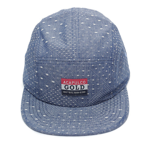 Acapulco Gold Quilted Chambray Camp Cap