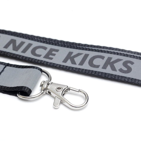 Nice Kicks Lanyard featuring 3M Black