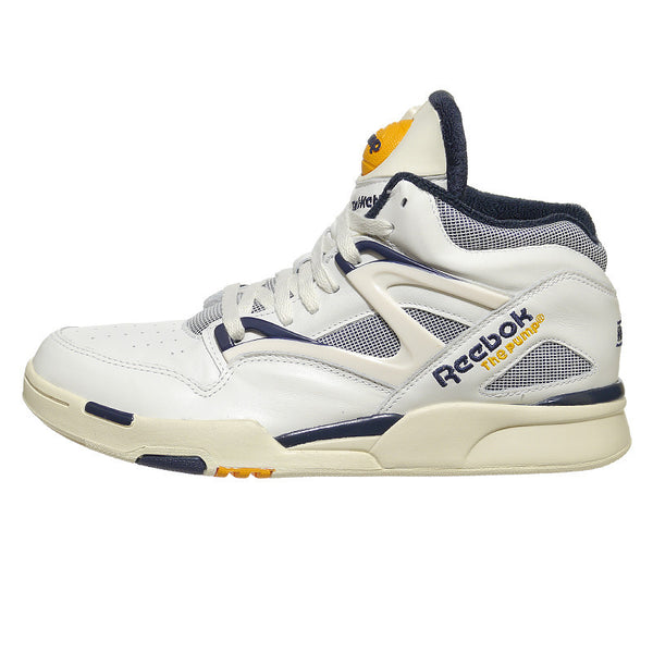 Reebok Pump Omni Lite Vintage featuring Chalk/Navy/Sandtrap