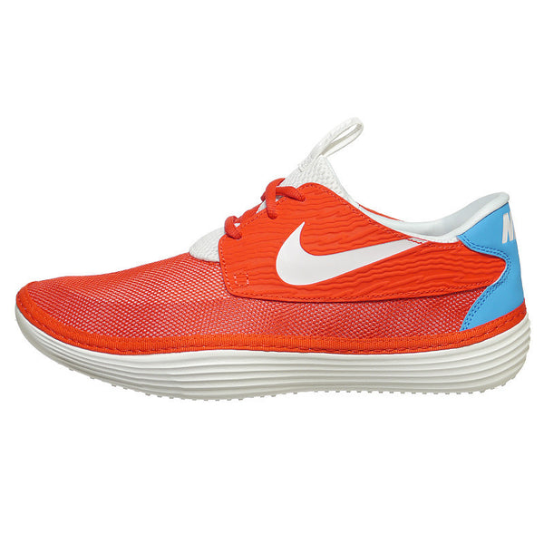 Nike Solarsoft Moccasin featuring Light Crimson/Summit White-Vivid Blue