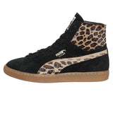 Puma Suede Mid Classic featuring Black/Brown