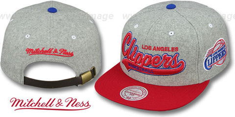 Mitchell & Ness NBA Los Angeles Clippers Wool Tailsweeper Strapback