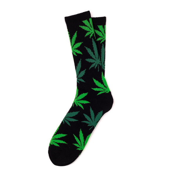 HUF SF Plantlife Crew Sock-Black/Green/Light Green