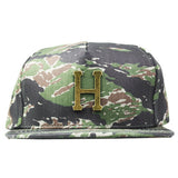 HUF SF Tiger Camo Metal H Snapback
