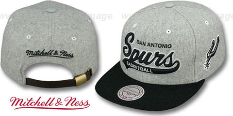 Mitchell & Ness NBA San Antonio Spurs Wool Tailsweeper Strapback